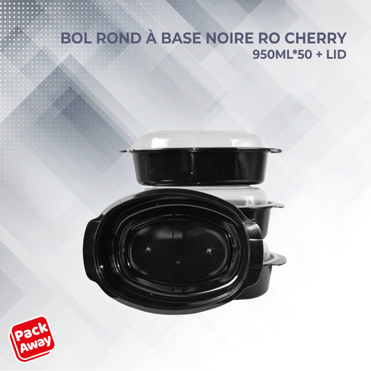 Le Bol Rond à base noire RO Cherry 750ml